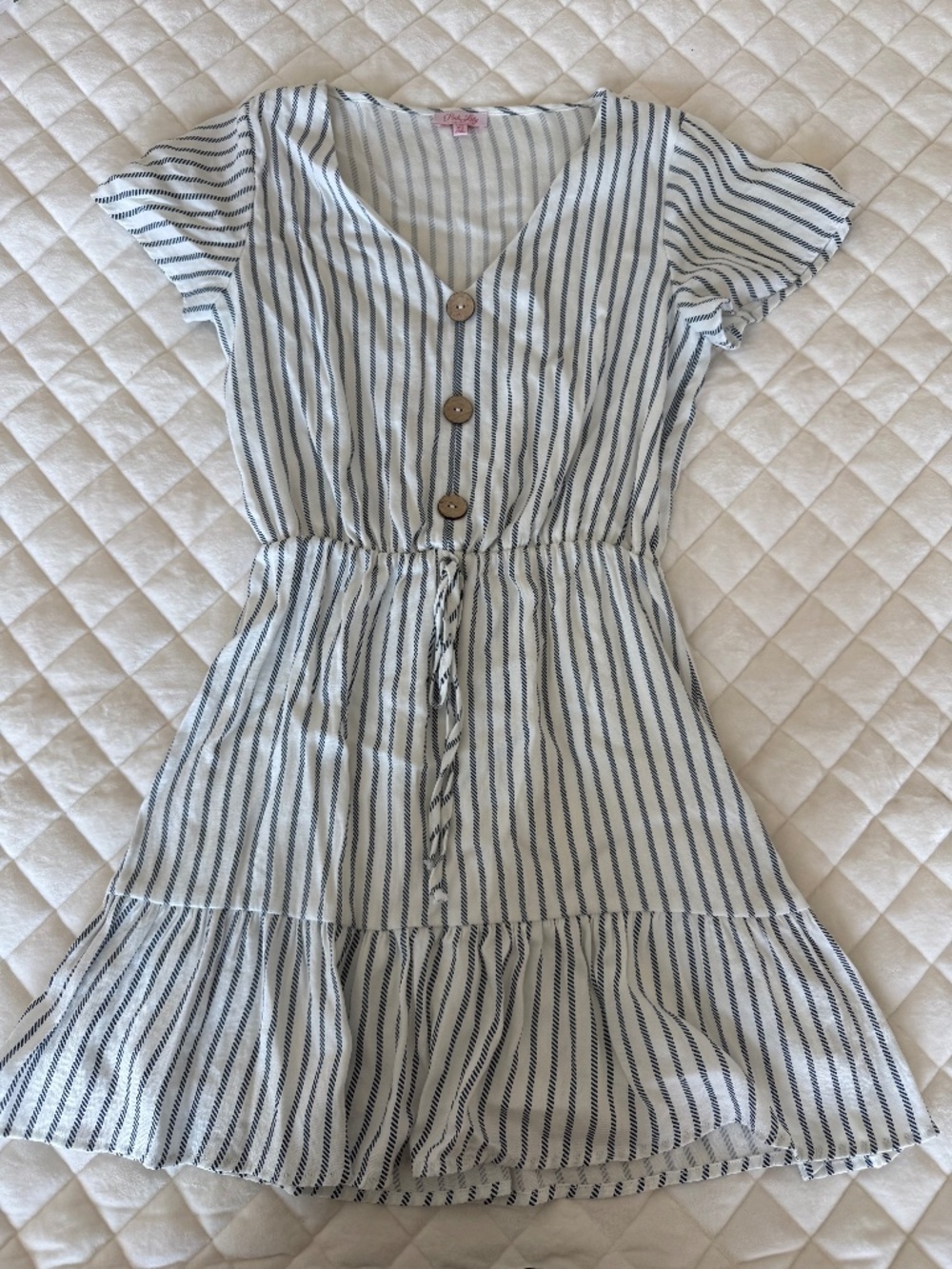 striped Pink Lily dress